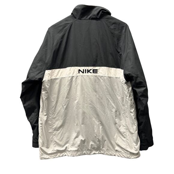 Nike Track Jacket Mens Large Black Gray White Full Zip + Pockets Active Vintage - Picture 3 of 8